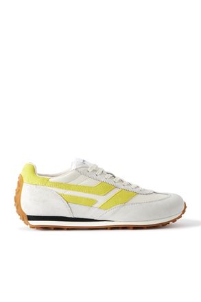 Tom Ford Mesh and Suede-Trimmed Leather Sneakers