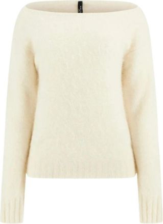 Marciano Agnes Sweater - Dames - Ronde hals truien - Wit - S - Truien & Vesten
