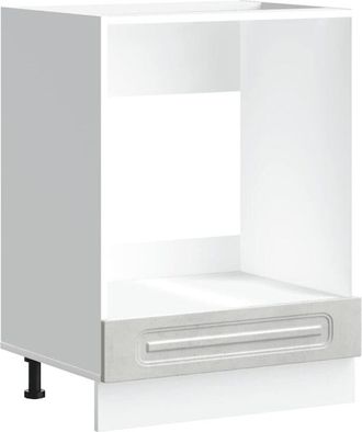 vidaXL Vidaxl - Oven Cabinet Kalmar Concrete Grey Engineered Wood