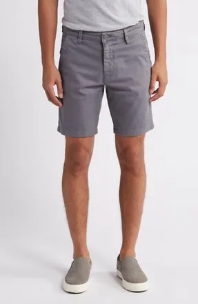 34 Heritage Arizona Flat Front Stretch Cotton Blend Shorts in Stormy Coolmax at Nordstrom Rack, Size 30