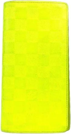 Louis Vuitton Pre-owned Long wallet (bi-fold) - unisex - Vintage Accessoires - Geel - ONE Size - Leer - Vintage