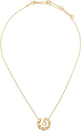 Panconesi Spiraal Hanger Goudkleurige Ketting Ketting - Dames - Kettingen - Geel - ONE Size - Accessoires