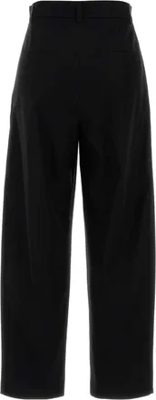 Max Mara Womens Black Cotton Duomo Pant Nero Exterior: Pantaloni Trousers