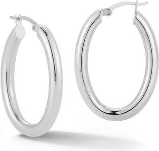 Glaze Jewelry Oval Hoop Earrings in Silver at Nordstrom Rack