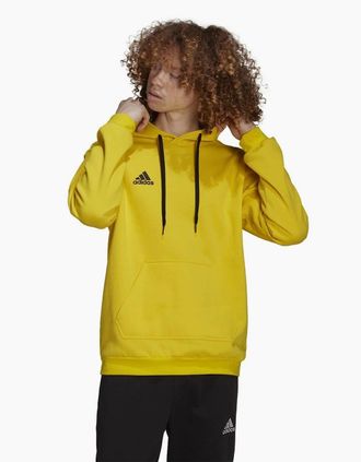 adidas Mens Mens Entrada 22 Sweat Hoodie - Yellow/Multi - Size: 42