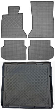 OEM Bmw Serie 5 F11 Touring Kombi (5 Puertas) De Junio De 2010 A Abril De 2013. Juego De Alfombrillas De Goma Para Coche Y Alfombrilla Para Maletero