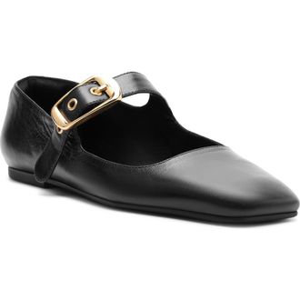 Arezzo Elena Ballet Flat in Black at Nordstrom, Size 9.5