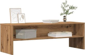 Berkfield Home TV Cabinet Artisian Oak 120x40x40 cm Engineered Wood in Brown | Size: 120 x 40 x 40 cm