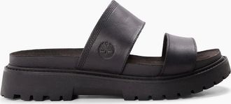 Timberland Womens Clairemont Way Slide Sandal Black F - Size: 3.5