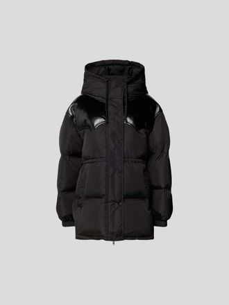 Stand Studio Daunenjacke mit Eingrifftaschen in Black, Gr&ouml;&szlig;e 40