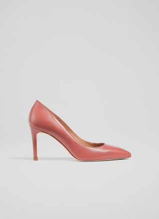 L.k. Bennett Womens Floret Closed Courts, Dark Rose - Size UK 5