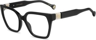 Carolina Herrera Geometric Optical Frame - Dames - Brillen - Zwart - 54 MM - Accessoires