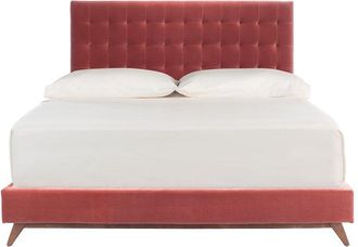 Safavieh Couture Tsarina Velvet Tufted Queen Bed