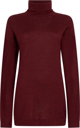 Malo Turtleneck Sweater - Dames - Cashmere truien - Rood - L - Kasjmier - Truien & Vesten