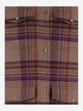 Woolrich Wool-Blend Check Shirt - Brown