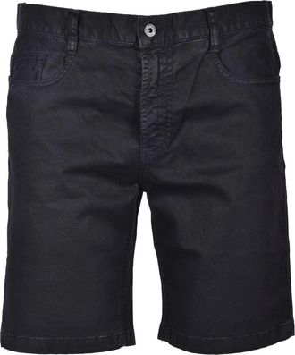 Dirk Bikkembergs Black Cotton-Blend Stretch Bermuda Shorts
