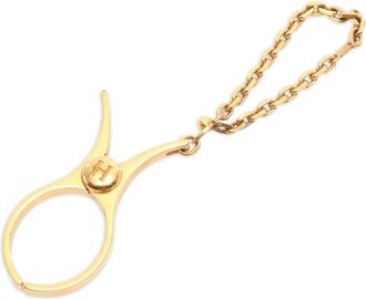 Herm&egrave;s Porta guanti GP Filloux con catena - Oro