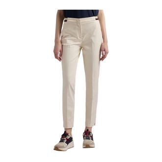Harmont & Blaine Chino Trousers with Elastic Waist - female - Harmont & Blaine - Cropped Trousers - Beige - 2XS - Trousers