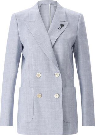 Lardini Blazers - Dames - Blazers - Blauw - XL - Wol - Jassen