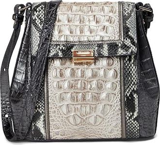 Brahmin Margo Cross Body Womens Handbags Charcoal, Leather
