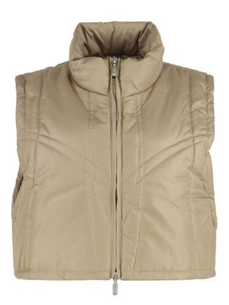 Rhude padded gilet - women - Polyester - M - Neutrals