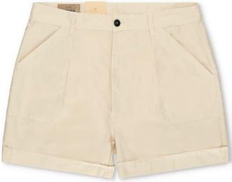Fortela Haute Twill Cotton Shorts in Mlk at Nordstrom, Size 34 Eu