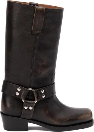 PARIS TEXAS Roxy Boot - Dames - Hoge Laarzen - Zwart - 36 EU - Leer - Schoenen