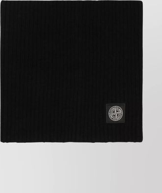 Stone Island ribbed knit accessory for cold weather