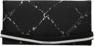 Chanel Pre-owned Wallets, female, Black, Size: ONE SIZE Pre-owned Nylon Wallet
