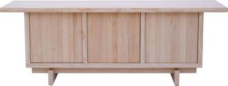 Naan Furniture Mueble de tv en pino macizo natural 148 cm sin barnizar