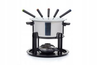Kitchen Craft Set De Fondue Craft Acero Inoxidable 6 Tenedores Regulable