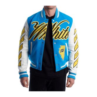 Off-white Lea Bomber Jacket - male - Off White - Bomber Jackets - Multicolor - M - Jackets