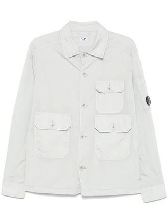 C.P. Company Lens-detail overshirt - men - Polyamide - S - Grey