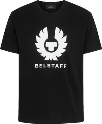 Belstaff Phoenix T-Shirt - Heren - T-shirts - Zwart - 2XL - Katoen - Tops