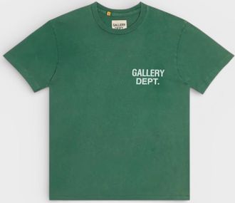 Gallery Dept. Mens. Vintage Logo Tee Hunter Green Cotton - Size 2XL