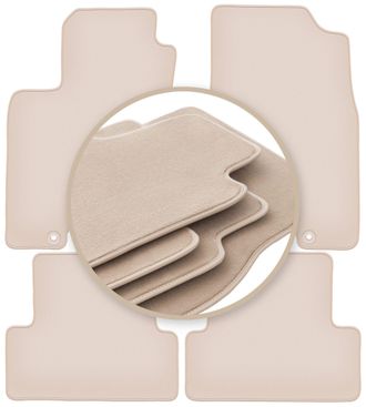 OEM Alfombrillas Beige Premium Para: Nissan X-trail Ii T31 Suv 2007-2014