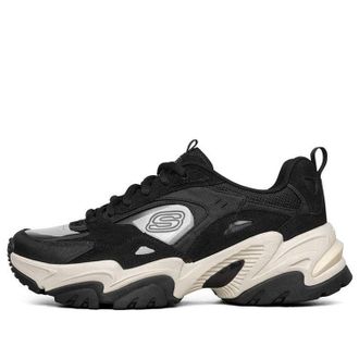 Skechers (WMNS) Skechers Stamina V2 Low-Top Sneakers Black 896011-BLK