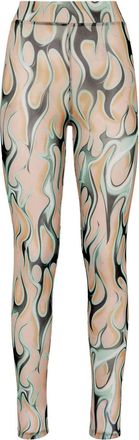 Philipp Plein Leggings Flame - Toni neutri