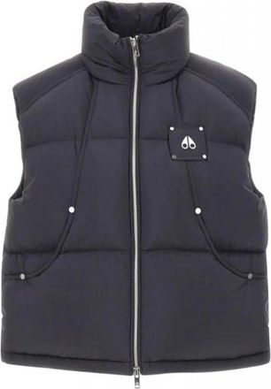 Moose Knuckles Akai Puffer Vest - Heren - Bodywarmers - Zwart - S - Nylon - Jassen