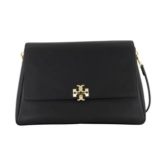 Tory Burch Tory Burch, Shoulder Bags, female, Black, Size: ONE SIZE Large Charlie Shoulder Bag