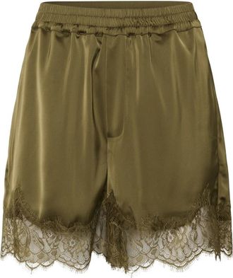 Gestuz Short Shorts - Dames - Korte Broeken - Groen - S - Korte Broeken