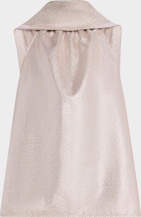 Toccin Hattie Sleeveless Tie-Neck Top