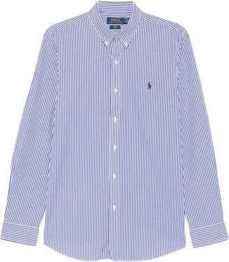 Polo Ralph Lauren Gestreept button-down overhemd - Heren - Overhemden - Blauw - Maat: S