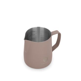 KASANOVA Bricco latte 350 ml in acciaio inox taupe