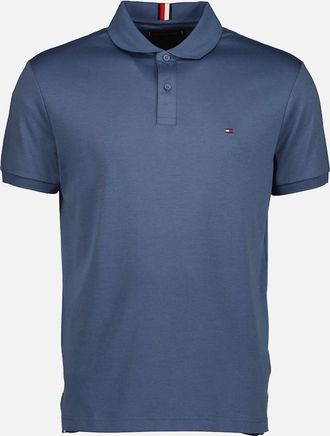 Tommy Hilfiger Mens Regular Fit Logo Polo - Blue - Size: 38