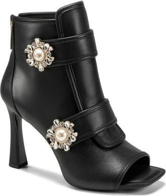 Karl Lagerfeld Dimitra Crystal Embellished Sandal in Black at Nordstrom, Size 6.5