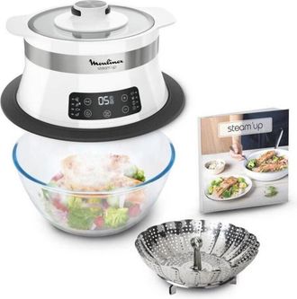 Moulinex Steamer 0.7l 550w bianco - vj504010 - moulinex