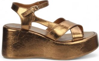 Love Rio Womens Alto Wedge Sandal In Bronze