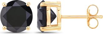 Diana M. Jewels Black Diamond F/C Round 7.60-8mm - 2Pcs ( Push Post )
