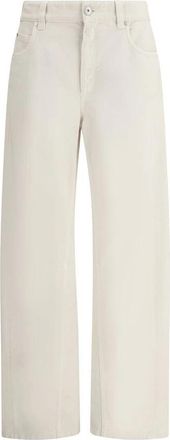 Brunello Cucinelli Mujer, Vaqueros, Blanco, Talla: L